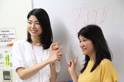 2017.6.17　フリーアナウンサー桐島瑞希氏とのコラボ企画「美ウォーキング＆美文字」開催